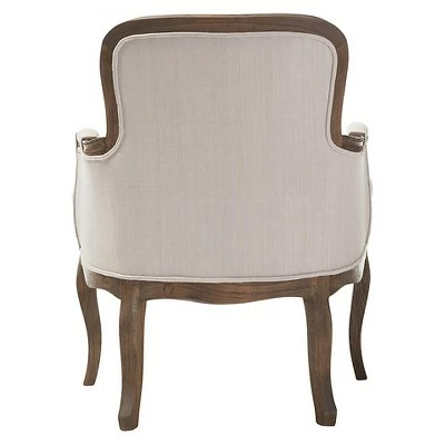 Napoleon Traditional French Accent Chair Ash - Baxton Studio 6 Napoleon Traditional French Accent Chair Ash - Baxton Studio - Image 4