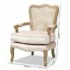 Vallea Traditional Velvet Wood Armchair - Baxton Studio Pink -Living Room Chairs store unnamed file 2774