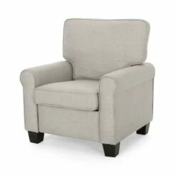 Cornelius Club Chair - Christopher Knight Home Beige -Living Room Chairs store unnamed file 2787