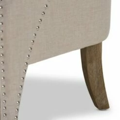Floriane Modern and Contemporary Fabric Upholstered Lounge Chair Beige - Baxton Studio -Living Room Chairs store unnamed file 2814