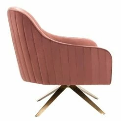 Leyla Channeled Velvet Accent Chair Dusty Rose - Safavieh 12 Leyla Channeled Velvet Accent Chair Dusty Rose - Safavieh -Living Room Chairs store unnamed file 2824