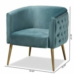 Marcelle Chair - Baxton Studio Light Blue/gold 14 Marcelle Chair - Baxton Studio Light Blue/gold -Living Room Chairs store unnamed file 2832