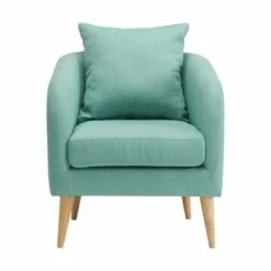 Zoe Accent Chair with Wooden Legs - Picket House Furnishings Blue -Living Room Chairs store unnamed file 2929