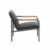 Sauder Boulevard Café Metal Lounge Chair Charcoal Gray -Living Room Chairs store unnamed file 2930