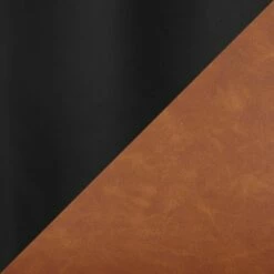 Franklin Armchair with Faux Leather Black/Camel Brown - LumiSource -Living Room Chairs store unnamed file 2937