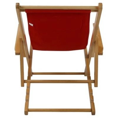 Sling Chair Natural Frame - Flora Home Wheat 4 Sling Chair Natural Frame - Flora Home Wheat - Image 2