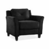 Harper Tufted Microfiber Chair - Lifestyle Solutions Black