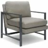 Russell Bronze Metal Frame Accent Chair - Finch Gray -Living Room Chairs store unnamed file 3029
