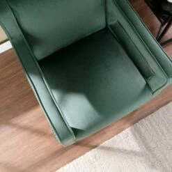 Cainish Upholstered Accent Chair Green/Black - Aiden Lane -Living Room Chairs store unnamed file 3047