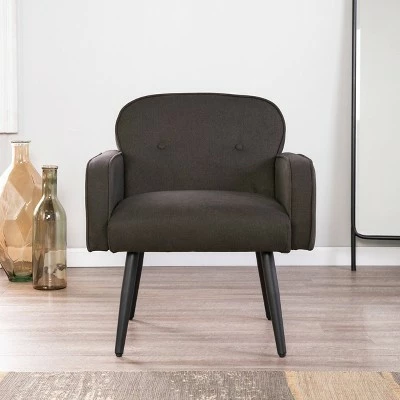 Holly & Martin Purmly Upholstered Accent Chair Charcoal/Black - Holly & Martin 4 Holly & Martin Purmly Upholstered Accent Chair Charcoal/Black - Holly & Martin - Image 2