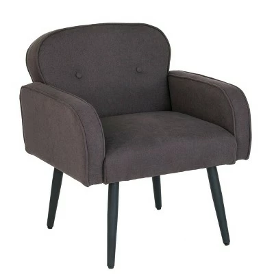 Holly & Martin Purmly Upholstered Accent Chair Charcoal/Black - Holly & Martin 6 Holly & Martin Purmly Upholstered Accent Chair Charcoal/Black - Holly & Martin - Image 4
