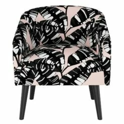 Skyline Furniture Natalee Chair - Cloth & Company Dark Green Linen