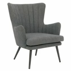 Jenson Accent Chair - OSP Home Furnishings Charcoal -Living Room Chairs store unnamed file 3107