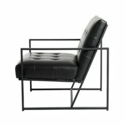 PU Leather Accent Chair - Glitzhome Black -Living Room Chairs store unnamed file 3114