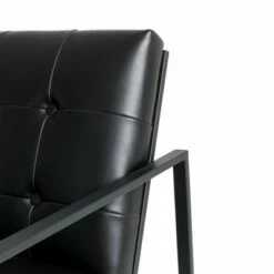 PU Leather Accent Chair - Glitzhome Black -Living Room Chairs store unnamed file 3115