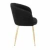 Lindsey Contemporary Chair Gold - LumiSource Cream