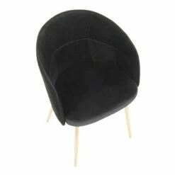 Lindsey Contemporary Chair Gold - LumiSource Cream -Living Room Chairs store unnamed file 3123