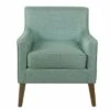 Davis Mid Century Accent Chair - Homepop Aqua