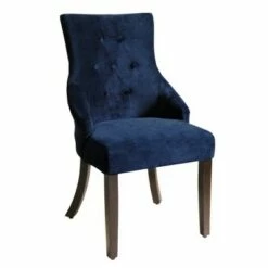 Tufted Accent Chair Blue - HomePop -Living Room Chairs store unnamed file 3187