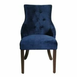 Tufted Accent Chair Blue - HomePop -Living Room Chairs store unnamed file 3188