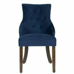 Tufted Accent Chair Blue - HomePop -Living Room Chairs store unnamed file 3189