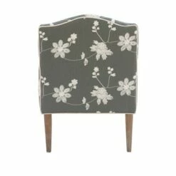 Floral Upholstered Armchair - Gray - Linon -Living Room Chairs store unnamed file 3217