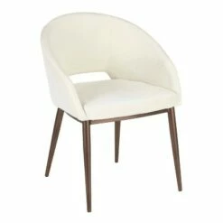 Renee Contemporary Chair - LumiSource Cream -Living Room Chairs store unnamed file 3231