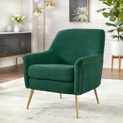 Vita Accent Chair - Lifestorey Dark Green 8 Vita Accent Chair - Lifestorey Dark Green - Image 6