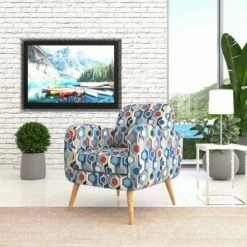 Hartman Mid Century Modern Armchair - Handy Living Pink -Living Room Chairs store unnamed file 3265