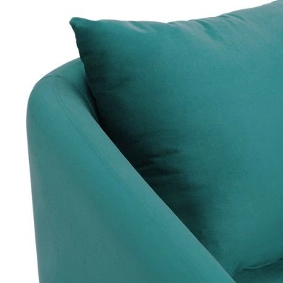 Zuri Accent Chair with Gold Legs Marine Blue - Picket House Furnishings 7 Zuri Accent Chair with Gold Legs Marine Blue - Picket House Furnishings - Image 5