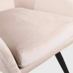 Milad Velvet Accent Chair - RST Brands Beige -Living Room Chairs store unnamed file 3319