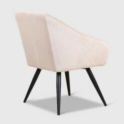 Milad Velvet Accent Chair - RST Brands Beige -Living Room Chairs store unnamed file 3320