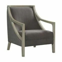 Dayna Accent Chair with White Wash Frame - Picket House Furnishings Natural