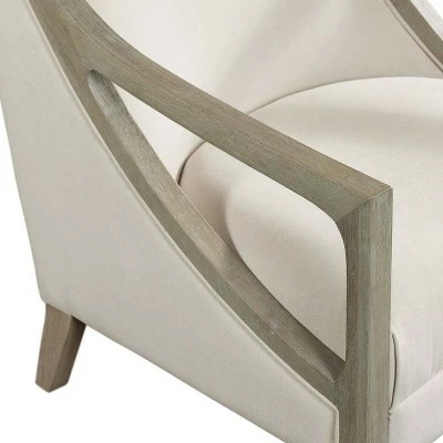 Dayna Accent Chair with White Wash Frame - Picket House Furnishings Natural 6 Dayna Accent Chair with White Wash Frame - Picket House Furnishings Natural - Image 4