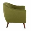 Rockwell Mid-Century Modern Accent Chair Brown/Green - LumiSource