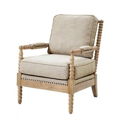 Madison Park Lyla Accent Chair Beige 4 Madison Park Lyla Accent Chair Beige - Image 2