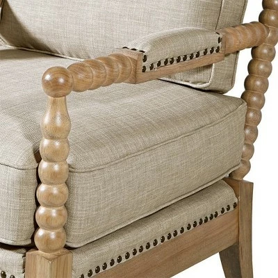 Madison Park Lyla Accent Chair Beige 7 Madison Park Lyla Accent Chair Beige - Image 5