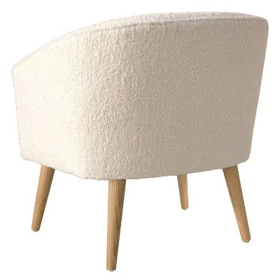 Deco Chair in Sheepskin Natural Cream - Skyline Furniture 5 Deco Chair in Sheepskin Natural Cream - Skyline Furniture - Image 3