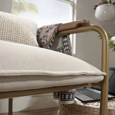 Coral Cape Lounge Chair Ivory - Sauder 7 Coral Cape Lounge Chair Ivory - Sauder - Image 5