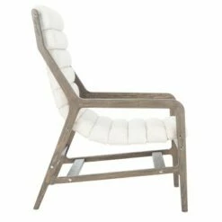 Delaney Channel Tufted Chair White - Safavieh -Living Room Chairs store unnamed file 341