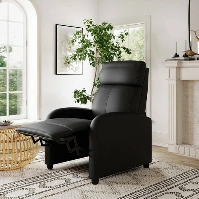 Sofy Pushback Recliner Faux Leather - Room & Joy Camel 4 Sofy Pushback Recliner Faux Leather - Room & Joy Camel - Image 2