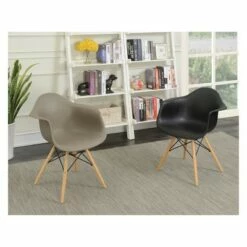 Harlan Contemporary Accent Chair - HOMES: Inside + Out Brown