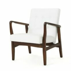 Callahan Mid Century Club Chair - Christopher Knight Home Black -Living Room Chairs store unnamed file 352
