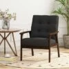 Duluth Mid-Century Armchair Black - Christopher Knight Home -Living Room Chairs store unnamed file 363