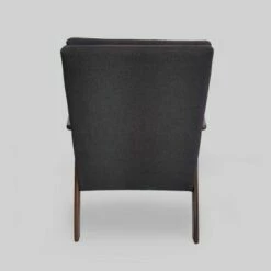 Duluth Mid-Century Armchair Black - Christopher Knight Home -Living Room Chairs store unnamed file 365