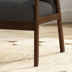 Duluth Mid-Century Armchair Black - Christopher Knight Home -Living Room Chairs store unnamed file 367