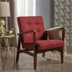 Brayden Tufted Club Chair - Christopher Knight Home Gray