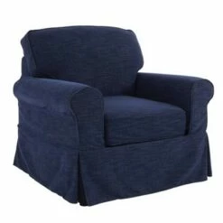 Ashton Chair - OSP Home Furnishings Navy -Living Room Chairs store unnamed file 3709