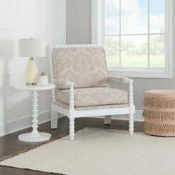 Sussex Spindal Accent Chair Beige - Linon 13 Sussex Spindal Accent Chair Beige - Linon -Living Room Chairs store unnamed file 3728