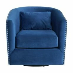 Alba Swivel Chair - Picket House Furnishings Navy -Living Room Chairs store unnamed file 3749